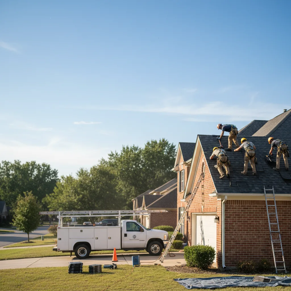 Roof Repair in Port Crane